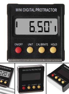 LCD Display Finder Protractor Inclinometer 360 Degree Slope