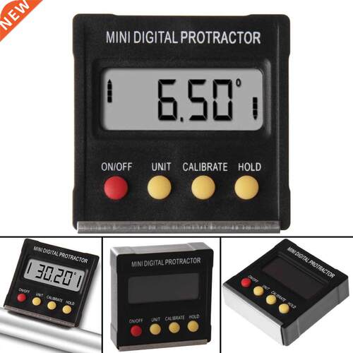 LCD Display Finder Protractor Inclinometer 360 Degree Slope
