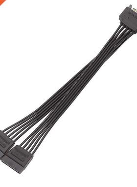 4Pin 18AWG Wire 1 To 2/3/4/5-Port 15Pin SATA Splitter Adapte