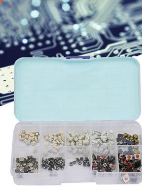250 pcs Tact Switch Tactile Push Button Mixed 10 Types of Re