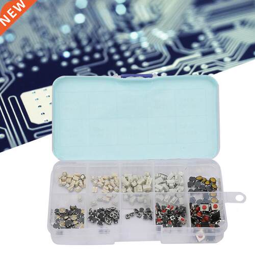 250 pcs Tact Switch Tactile Push Button Mixed 10 Types of Re
