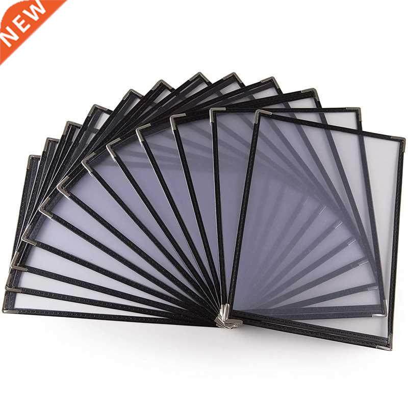 10 Pack of Menu Covers - Single Page, 2 View, Fits 8.5 x 11