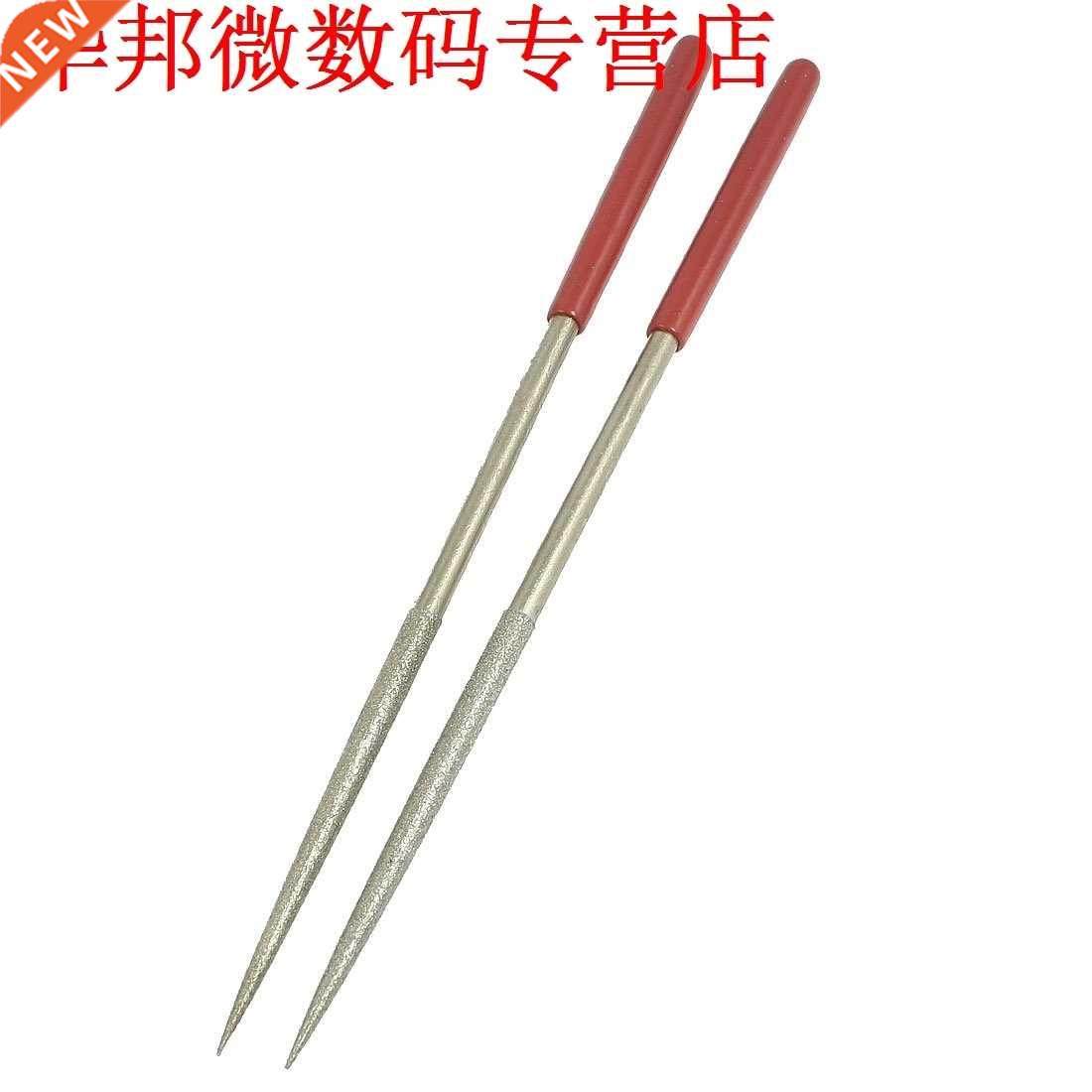 4.5mm x 180mm Ronde Diamant Naald Bestanden 2pcs