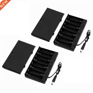 5.5mm plug with 2.1 box 8x1.5V holder male pieces