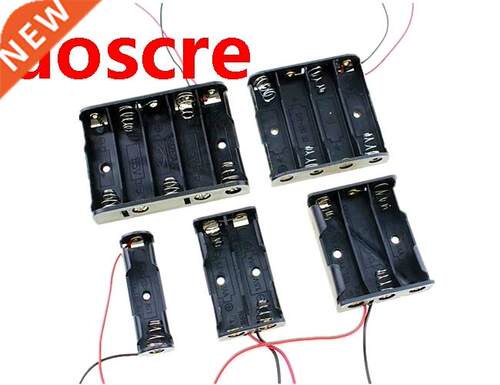 Black Plastic 1x 2x 3x 4x  Battery Storage Box Case 1 2 3 4