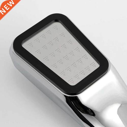 300 Holes Shower Head Water Saving One Key To Stop Water No