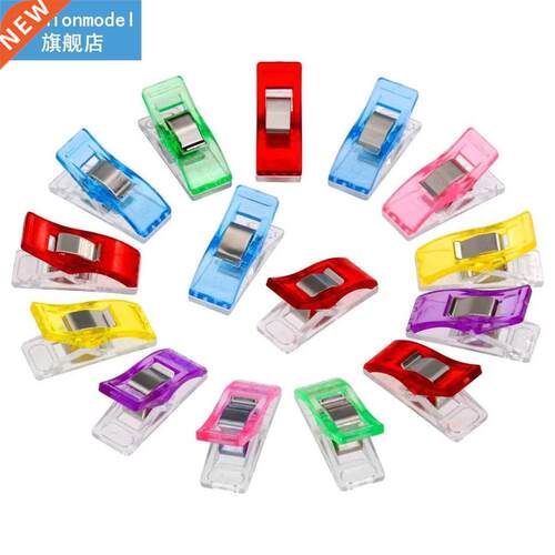 60Pcs Mix Candy Colors Sewing Clips Plastic Multi-Purpose Ha
