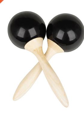 1 Pair Maracas Percussion Rattle Shaker,Sand Hammer Educatio