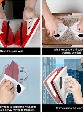 New Magnetic Window Cleaner Brush For Washing Windows Clean
