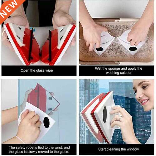 New Magnetic Window Cleaner Brush For Washing Windows Clean