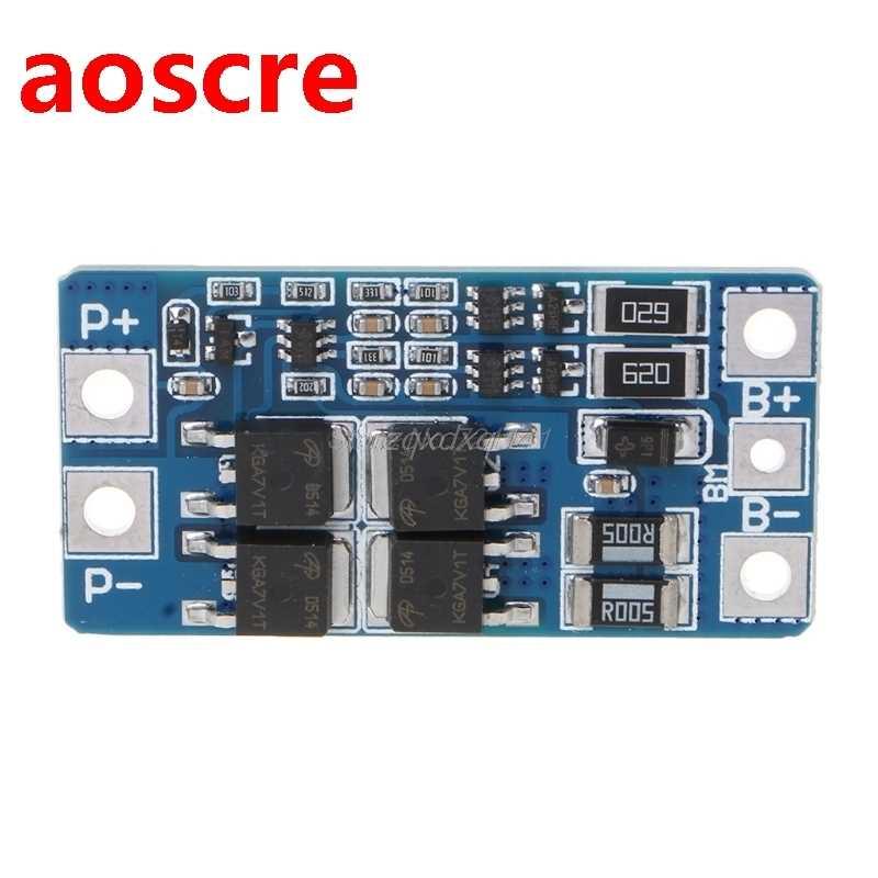 2S 10A 8.4V 7.4V 18650 Lithium Protection Board BMS PCM PCB