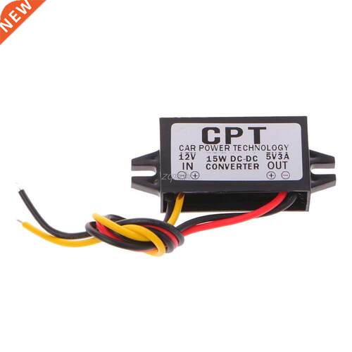 DC/DC Regulator 12V To 5V 3A 15W Car LED Display Power Suppl