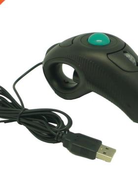 2.4GHz wred USB mouse fnger usng optcal track ball Drop