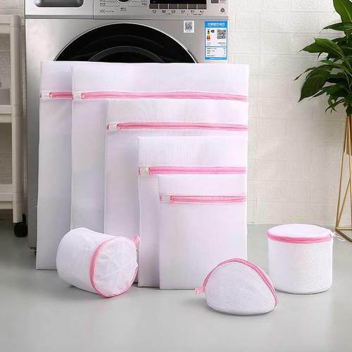 11 Size Mesh Laundry Bag Polyester Home Organizer Coarse Net
