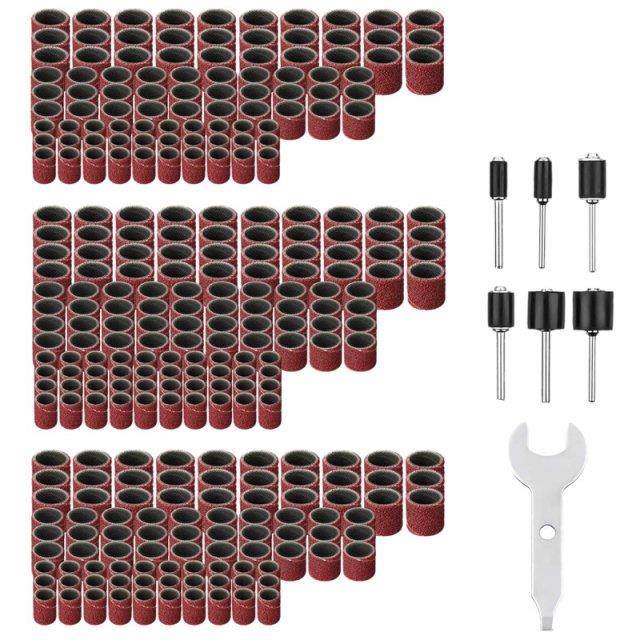 307 Pieces Drum Sander Set Sanding Drum Kit 300 Pieces Sandi