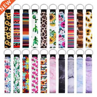 20 Pieces Neoprene Wristlet Keychain Lanyard Hand Wrist Lany