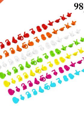 98pcs Wne Glass Charms Number Slcone Wne Glass Cup Marke