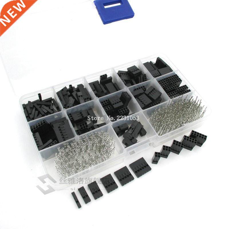 620pcs Dupont Connector 2.54mm, Dupont Cable Jumper Wire Pin