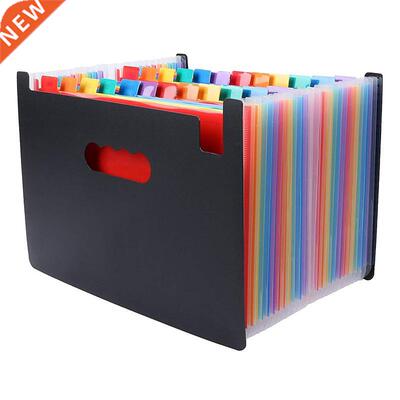 24 Pockets Expanding File Folder Large Space Design A4 Filin