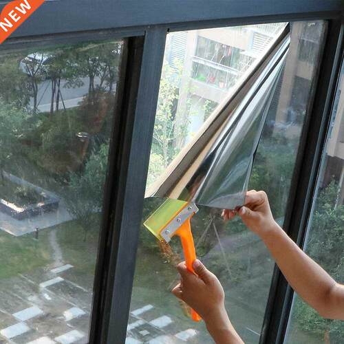 Black-Slver Self Adhesve Glass Stcker Vnyl One Way Vso