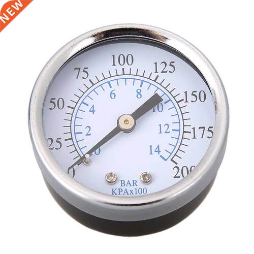 0-200 PS back Mount Ar Compressor Pressure Gauge 2