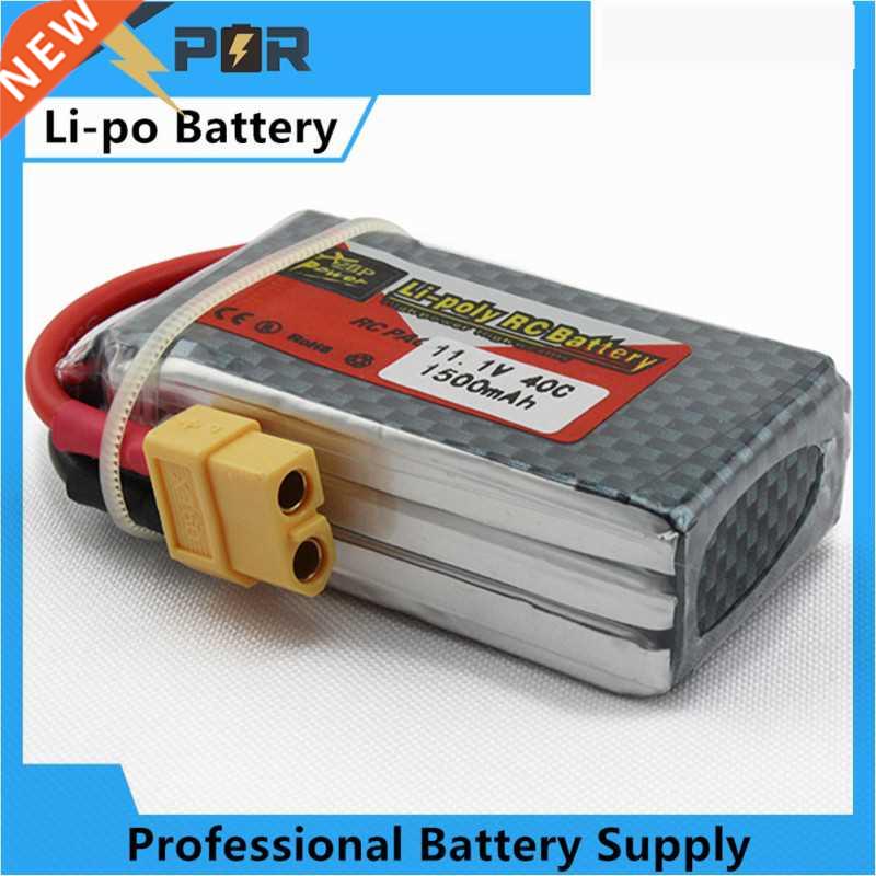 zop Original LiPo Battery 11.1V 1500Mah 3S 40C Max 60C XT60 电子元器件市场 其它元器件 原图主图