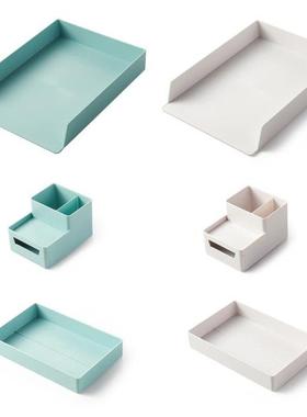 A4 Paper Organizer Document Plastic Case Table Desk Storage