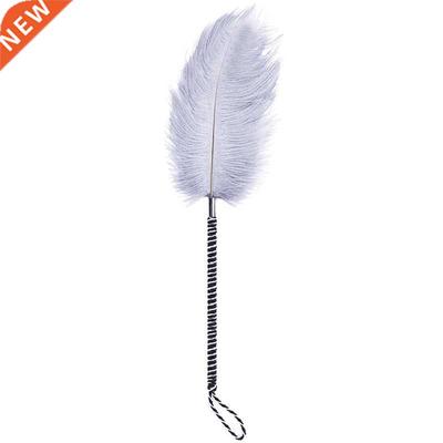 Erotic Feather Whip White Fetish Leather Spanking Paddle Fli