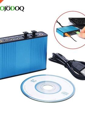 GOOJODOQ Professional USB Sound Card 6 Channel 5.1 Optical