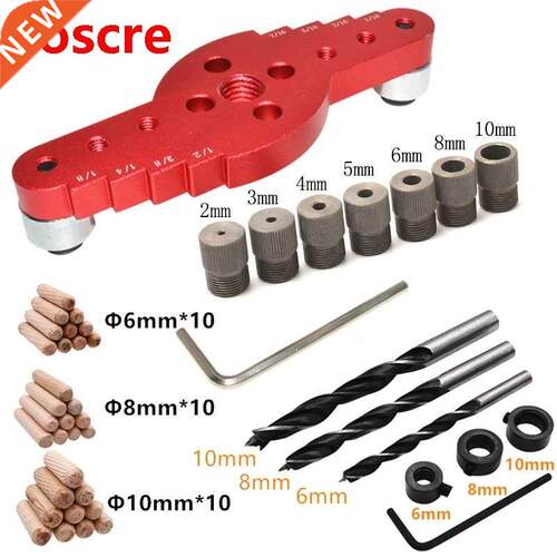 Vertical Pocket Hole Jig Wood Dowelling Jig Punch Locator Dr