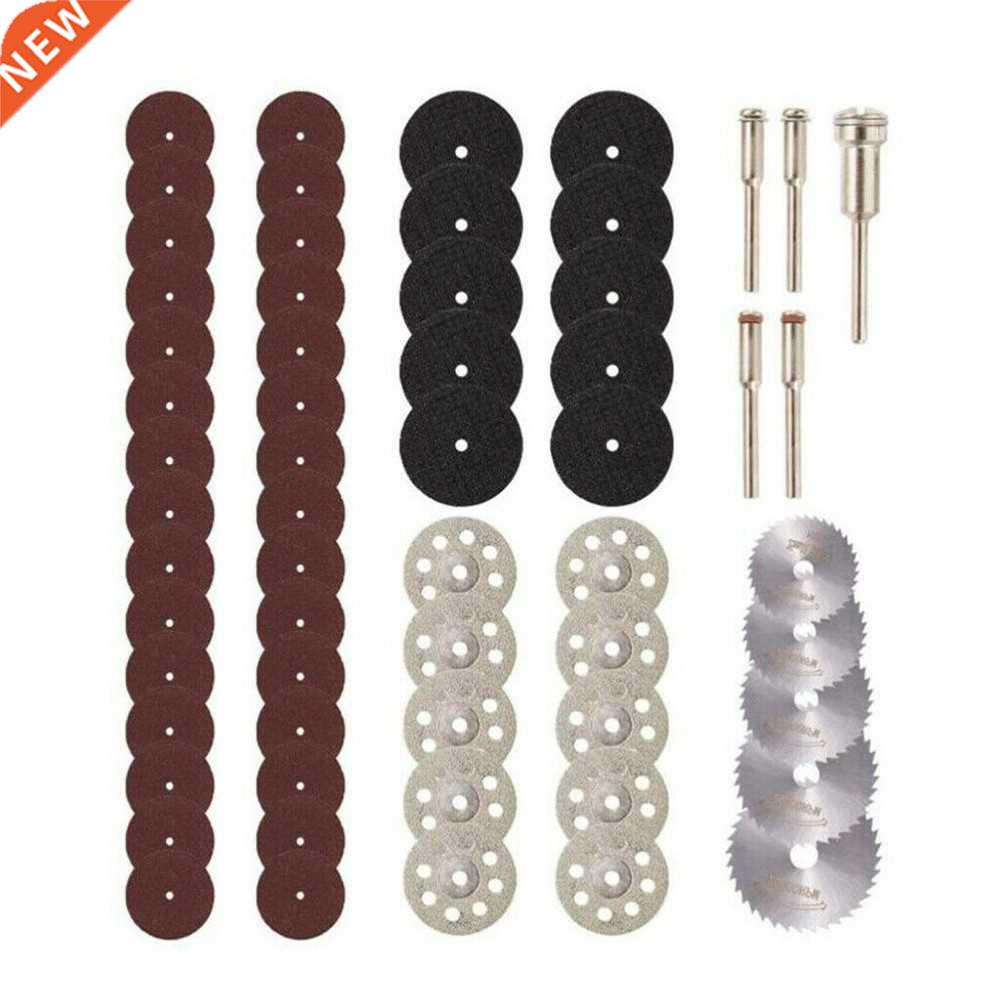 60Pcs/set Mini Diamond Cutting Disc Resin Cutting Wheel HSS