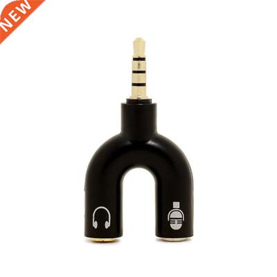 Adaptor Splitter .5mm Stereo Audio Plug Headphone 2 Way U