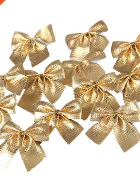 Chrstmas Bows Festval Bowknot Xmas Tree Decoratons Orname