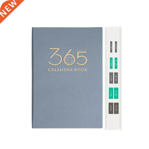 Daily Weekly Monthly Planner with Monthly Index Labels Ribbo