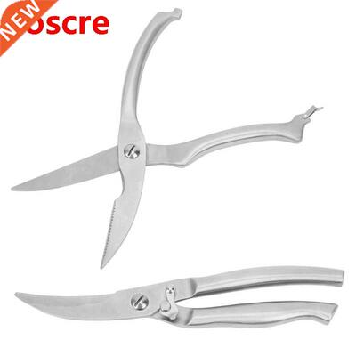 Kitchen Stainless Steel Shears Scissors Safety Lock Heavy Du