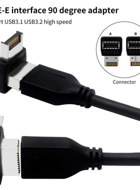 Stable Transmsson Metal USB3.1 Type-E Elbow Adapter for Ex