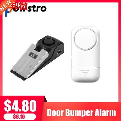 Mn Wreless Vbraton Alarm Door Stop Alarm 120dB For Hom