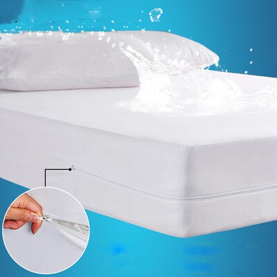 waterproof matss protector encasement bed sheets fitted