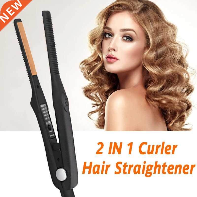 hair straightener ceramic flat irons small short hair cut ti