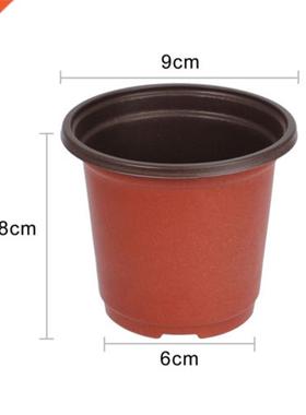 100pcs Plastc Grow Box Fall Resstant Tray Nursery Pots F