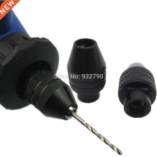 2pc Drill Bit Chuck Adapter Converter 0.3-3.2mm M7 For Damel