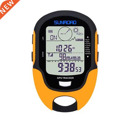 SUNROAD GPS Navigation Tracker Sport Digital Watch Army Hou