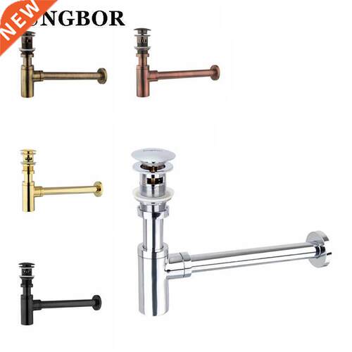 Siphon Drain Bottle Traps Pop up Drain with overflow Deodor