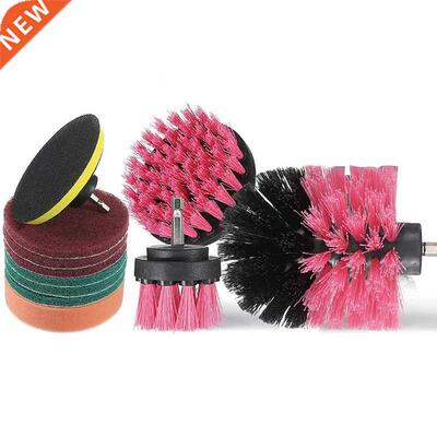 11Pcs Electrc Drll Brush Set,2/3.5/4 nch Cordless Electr