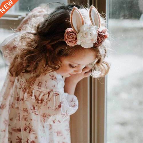 Lovely Baby Girls Easter Day Headband Rabbit Ear Newborn Pho