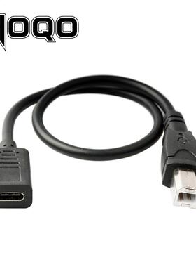USB C Female to USB B Male Pinter Cable USB 3.1 Type C Male