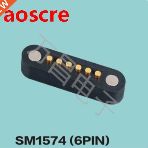 Connector with magnetic suction Spring thimble probe Conduct