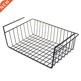 Under Shelf Basket Rack Towel Hanging Holder Wardrobe Cabine