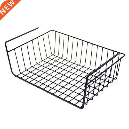 Under Shelf Basket Rack Towel Hanging Holder Wardrobe Cabine