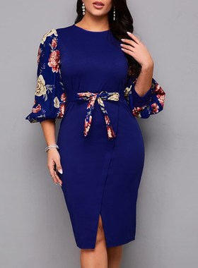 Plus Size Summer Women's Dress 2021 Evening Party Dress Eleg